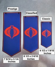 Striscioni scala figure GI JOE e Cobra oltre 40 stili!