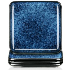 Set piatti piatti blu gres