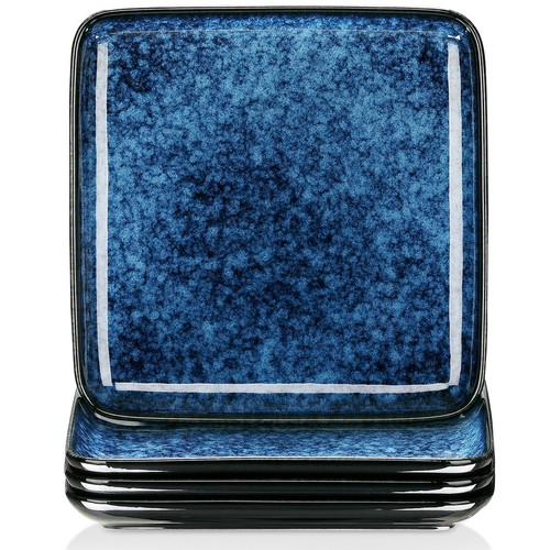 Set piatti piatti blu gres