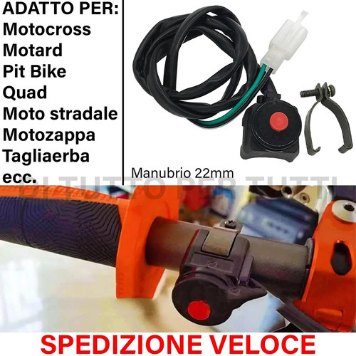 Pulsante spegnimento motore - pulsante,