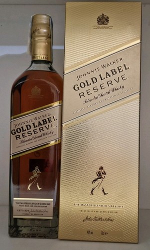 Bottiglie whiskey gold label - whiskey,
