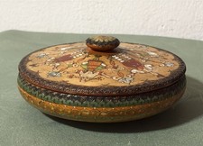 COFANETTO SARDO IN LEGNO DIPINTO A MANO VINTAGE