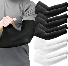 Manicotti Ice Silk 5 Paia – Protezione UV, Rinfrescanti, Sport Outdoor