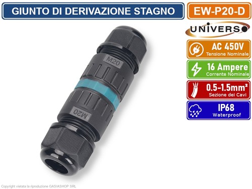 Universo p20 connettore - universo, ew-p20-d