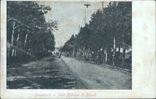 cr209 cartolina benevento citta'  viale principe di napoli campania