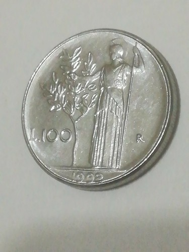 Moneta 100 lire piccola - 100,