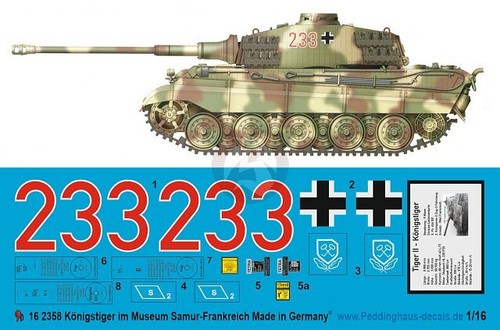 Peddinghaus tiger ii - 1/16,