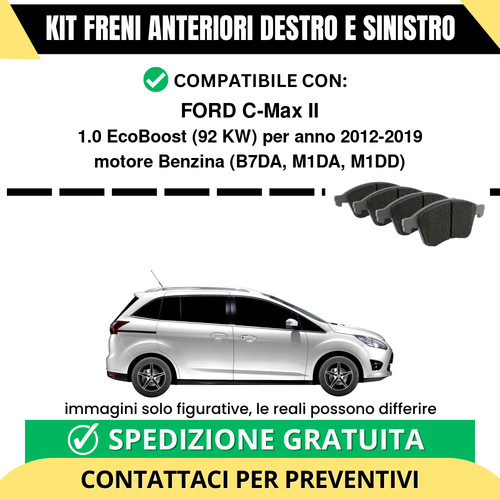 Pastiglie freno anteriori per - pastiglie,
