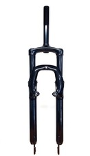 Forcella bici 27,5 mtb ammortizzata a molla V-brake e disk 25,4 mm filettata