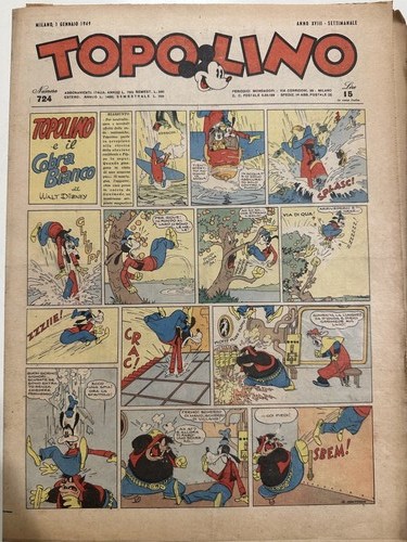Rivista settimanale topolino - settimanale, 1
