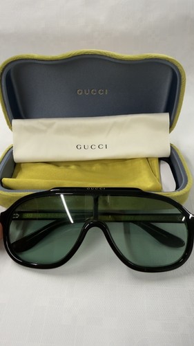 Gucci black green sunglasses - black&green,