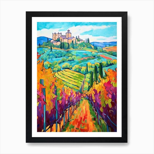 Montalcino italia quadro - montalcino,