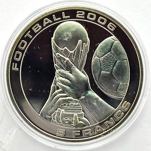 Congo medaglia francs - 5,
