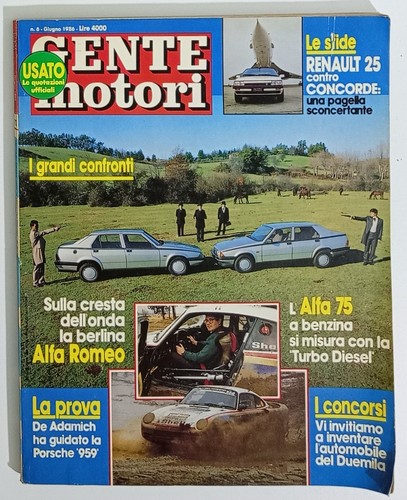 I104025 gente motori - motori, 1986