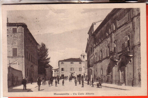 Cartolina monsanvito monte - cartolina,