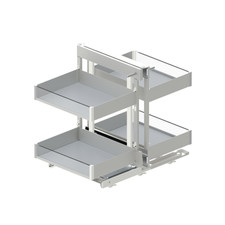 MAXIMA PURO - deposito ad angolo - bianco con vetro incolore - 800, 1000, 1200