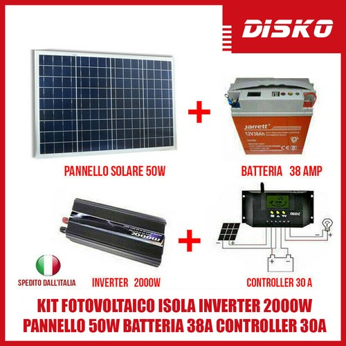 Kit fotovoltaico isola - fotovoltaico,