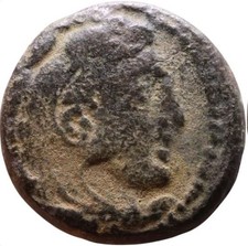moneta antica greca - Alessandro Magno - Bronzo
