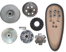 KIT PULEGGE CINGHIA RULLI ORIGINALE APRILIA SCARABEO 100 4T 2001 2002 2003 2014