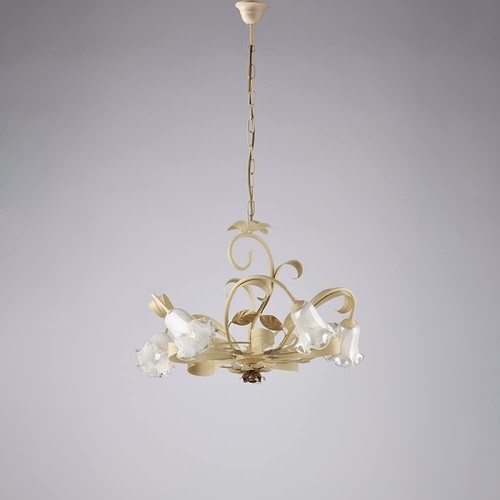 Lampadario classico ferro - lampadario, in