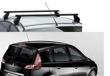 Barre Portatutto Acciaio per Renault Scenic x-Mod No Rails anno 2009 Omologate
