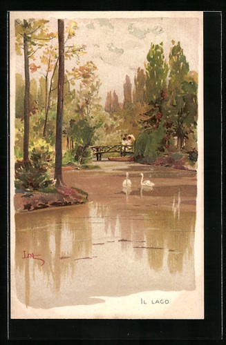 Cartolina artistica leopoldo - cartolina,