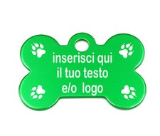 ossicino medaglietta targhetta