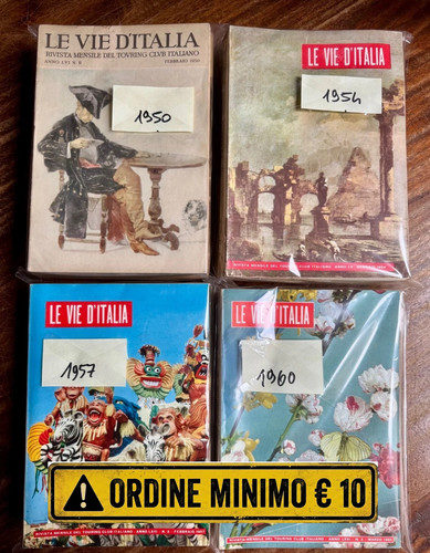 Rivista vie italia - vie, d'italia