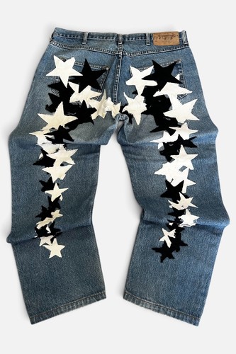 Jean vintage patchwork style - patchwork,