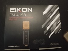 EIKON CM14USB MICROFONO A CONDENSATORE USB DA STUDIO uscite USB + XLR 