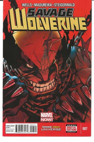 Copertina savage wolverine - savage,
