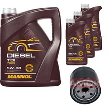 Kamoka Olio mannol Diesel Tdi 5W-30 8L per Mazda 6 Familiare 2.2 Mzr-Cd 2.0 Di
