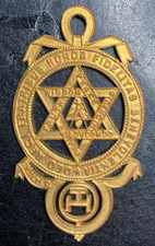 Amuleto talismano pentacolo salomonico esagramma cm 5,5x3,5