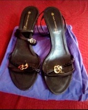 tacchi alti sexy in pelle nera Lea Foscari 