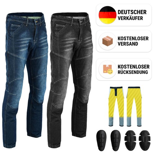 Jeans moto uomo biker jeans