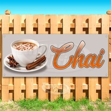 SEDIA Pubblicità Tè Bevande Latte Caffè Vinile Striscione Bandiera Insegna USA SB10620