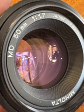 MINOLTA MD 1:1.7 F=50 mm