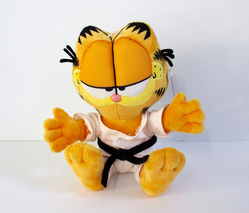 Peluche garfield karate - garfield,