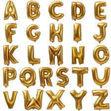 PALLONCINI LETTERA B ORO MYLAR