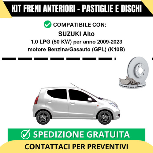 Kit freni anteriori pastiglie - freni,
