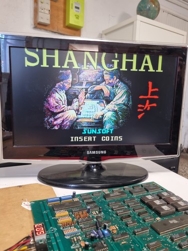 Bootleg pcb jamma shanghai - shanghai, jeu