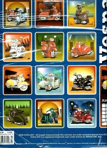 Vespa calendario 2009 - vespa, :