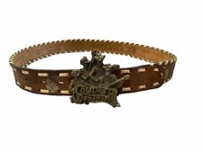 EL CHARRO COUNTRY WESTERN CINTURA UOMO MAN BELT VINTAGE JHD6539