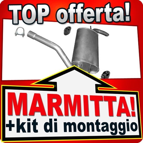 Silenziatore posteriore per - silenziatore,