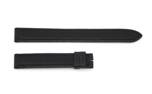 Bulgari black leather - black, strap