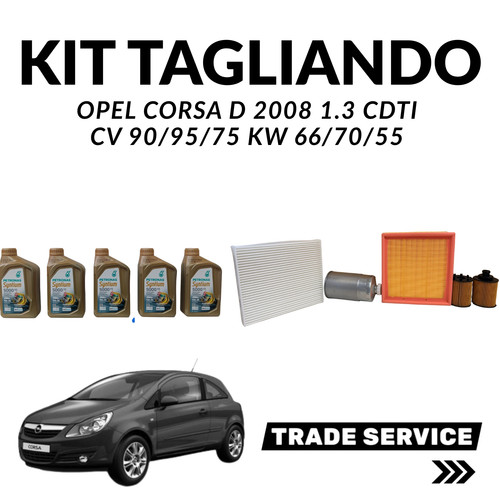 Kit tagliando opel corsa d - opel,
