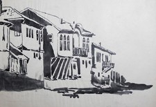 Disegno a inchiostro vintage