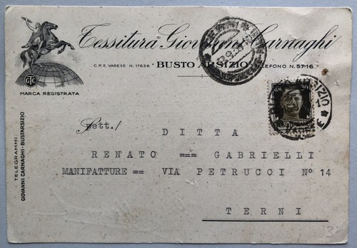 Cartolina pubblicitaria - cartolina,
