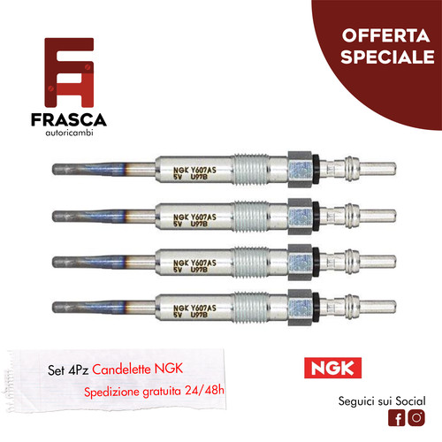Candelette pezzi ngk - 4,