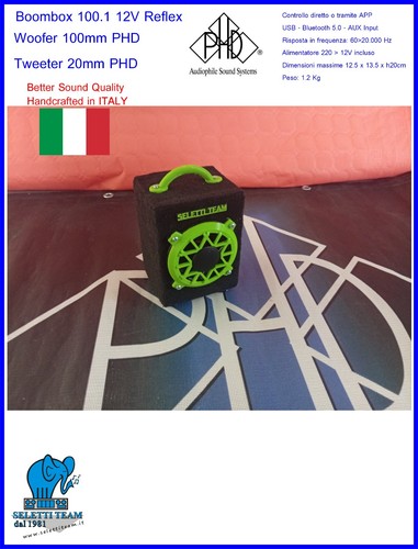 Boombox artigianale 100 con - 100.1,